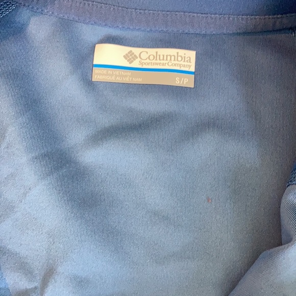 Columbia half zip pullover. Blue size small - Picture 2 of 4